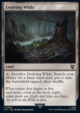 Evolving Wilds - Commander: The Lord of the Rings: Tales of Middle-earth (Common) [LTC-306] Main image