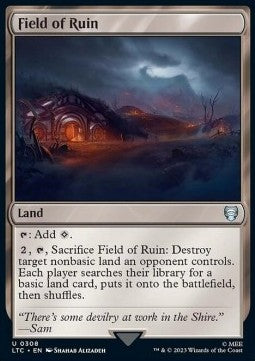 Field of Ruin - Commander: The Lord of the Rings: Tales of Middle-earth (Uncommon) [LTC-308] Main image