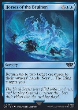 Horses of the Bruinen - The Lord of the Rings: Tales of Middle-earth (Uncommon) [LTR-55] Hover Image