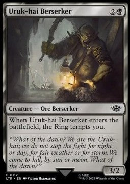Uruk-hai Berserker - The Lord of the Rings: Tales of Middle-earth (Common) [LTR-112] Image principale du produit