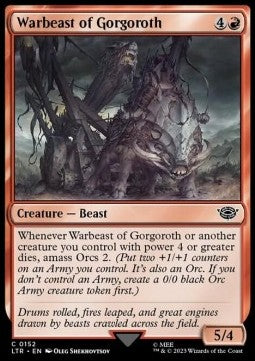 Warbeast of Gorgoroth - The Lord of the Rings: Tales of Middle-earth (Common) [LTR-152] Hauptbild