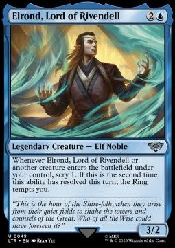 Elrond, Lord of Rivendell - The Lord of the Rings: Tales of Middle-earth (Uncommon) [LTR-49] Image principale du produit