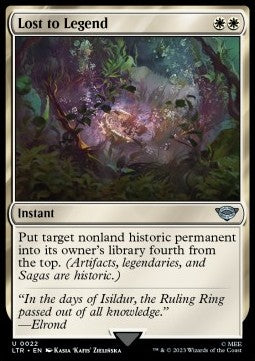Lost to Legend - The Lord of the Rings: Tales of Middle-earth (Uncommon) [LTR-22] Hover Image