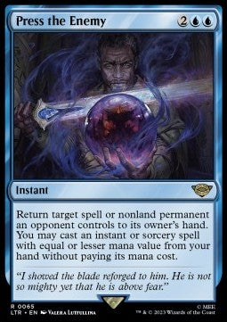 Press the Enemy - The Lord of the Rings: Tales of Middle-earth (Rare) [LTR-65] Hover Image