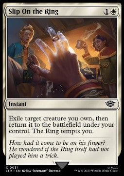 Slip On the Ring - The Lord of the Rings: Tales of Middle-earth (Common) [LTR-31] Hover Image