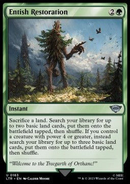 Entish Restoration - The Lord of the Rings: Tales of Middle-earth (Uncommon) [LTR-163] Hover Image