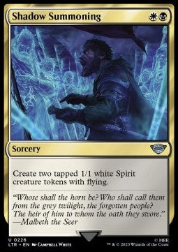 Shadow Summoning - The Lord of the Rings: Tales of Middle-earth (Uncommon) [LTR-226] Hover Image