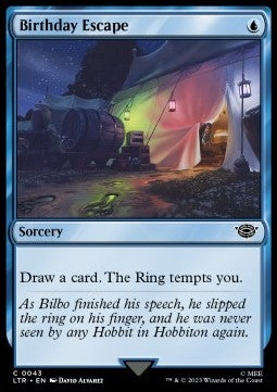 Birthday Escape - The Lord of the Rings: Tales of Middle-earth (Common) [LTR-43] Hover Image