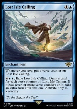 Lost Isle Calling - The Lord of the Rings: Tales of Middle-earth (Rare) [LTR-61] Hover Image