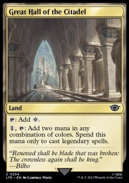 Great Hall of the Citadel - The Lord of the Rings: Tales of Middle-earth (Common) [LTR-254] Hauptbild