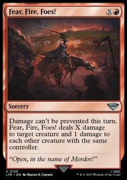 Fear, Fire, Foes! - The Lord of the Rings: Tales of Middle-earth (Uncommon) [LTR-125]