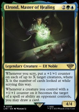 Elrond, Master of Healing - The Lord of the Rings: Tales of Middle-earth (Rare) [LTR-200] Hover Image