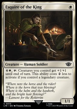 Esquire of the King - The Lord of the Rings: Tales of Middle-earth (Common) [LTR-13]