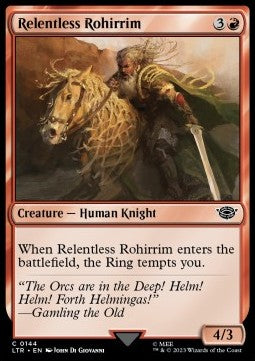 Relentless Rohirrim - The Lord of the Rings: Tales of Middle-earth (Common) [LTR-144] Image principale du produit