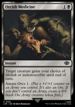 Orcish Medicine - The Lord of the Rings: Tales of Middle-earth (Common) [LTR-104] Hover Image