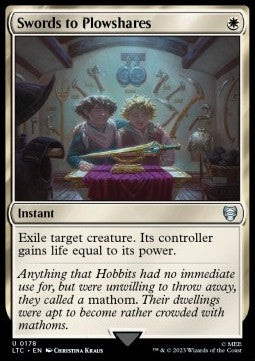 Swords to Plowshares - Commander: The Lord of the Rings: Tales of Middle-earth (Uncommon) [LTC-178] Main image