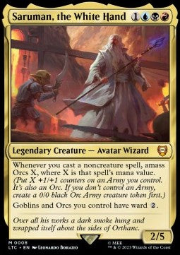 Saruman, the White Hand - Commander: The Lord of the Rings: Tales of Middle-earth (Mythic) [LTC-8] Hover Image