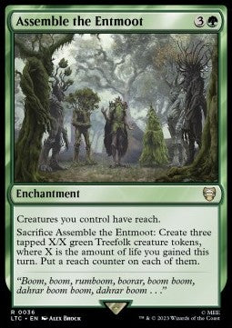 Assemble the Entmoot - Commander: The Lord of the Rings: Tales of Middle-earth (Rare) [LTC-36] Main image