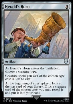 Herald's Horn - Commander: The Lord of the Rings: Tales of Middle-earth (Uncommon) [LTC-280] Main image