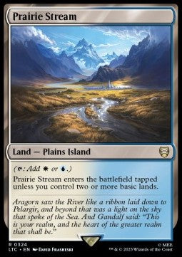 Prairie Stream - Commander: The Lord of the Rings: Tales of Middle-earth (Rare) [LTC-324] Main image