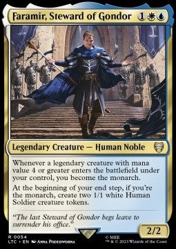 Faramir, Steward of Gondor - Commander: The Lord of the Rings: Tales of Middle-earth (Rare) [LTC-54] Main image