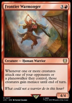 Frontier Warmonger - Commander: The Lord of the Rings: Tales of Middle-earth (Rare) [LTC-217] Main image