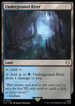 Underground River - Commander: The Lord of the Rings: Tales of Middle-earth (Rare) [LTC-342] Immagine principale del prodotto