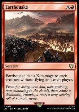Earthquake - Commander: The Lord of the Rings: Tales of Middle-earth (Rare) [LTC-214] Main image