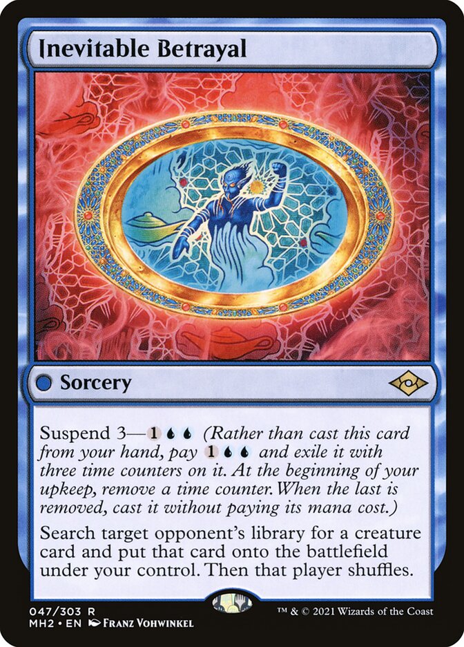 Magic-kaart Inevitable Betrayal MH2-47 uit Modern Horizons 2 (Rare)