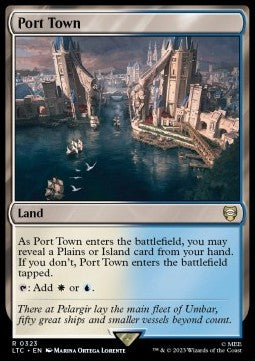 Port Town - Commander: The Lord of the Rings: Tales of Middle-earth (Rare) [LTC-323] Main image