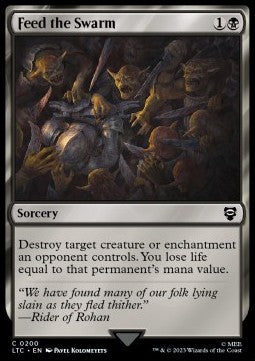 Feed the Swarm - Commander: The Lord of the Rings: Tales of Middle-earth (Common) [LTC-200] Main image