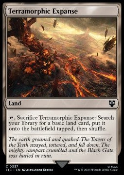 Terramorphic Expanse - Commander: The Lord of the Rings: Tales of Middle-earth (Common) [LTC-337] Main image