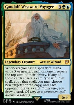 Gandalf, Westward Voyager - Commander: The Lord of the Rings: Tales of Middle-earth (Mythic) [LTC-6] Main image