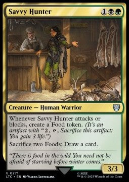 Savvy Hunter - Commander: The Lord of the Rings: Tales of Middle-earth (Uncommon) [LTC-271] Immagine principale del prodotto