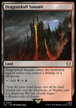 Dragonskull Summit - Commander: The Lord of the Rings: Tales of Middle-earth (Rare) [LTC-304] Immagine principale del prodotto