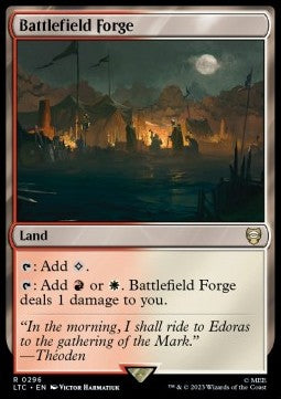 Battlefield Forge - Commander: The Lord of the Rings: Tales of Middle-earth (Rare) [LTC-296] Main image