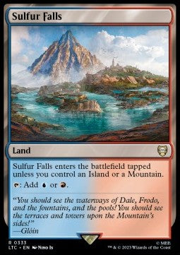 Sulfur Falls - Commander: The Lord of the Rings: Tales of Middle-earth (Rare) [LTC-333] Main image
