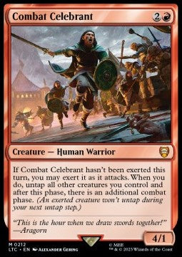 Combat Celebrant - Commander: The Lord of the Rings: Tales of Middle-earth (Mythic) [LTC-212] Main image
