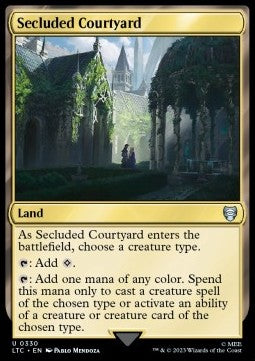 Secluded Courtyard - Commander: The Lord of the Rings: Tales of Middle-earth (Uncommon) [LTC-330] Main image
