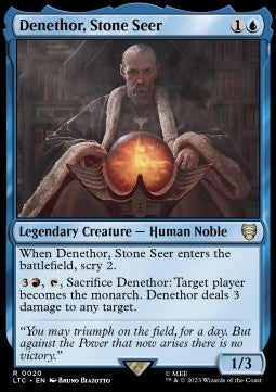 Denethor, Stone Seer - Commander: The Lord of the Rings: Tales of Middle-earth (Rare) [LTC-20] Main image