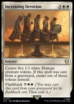 Increasing Devotion - Commander: The Lord of the Rings: Tales of Middle-earth (Rare) [LTC-171] Main image