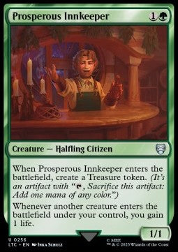 Prosperous Innkeeper - Commander: The Lord of the Rings: Tales of Middle-earth (Uncommon) [LTC-256] Immagine principale del prodotto
