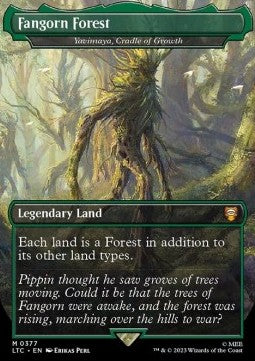 Yavimaya, Cradle of Growth (V.1) - Commander: The Lord of the Rings: Tales of Middle-earth: Extras (Mythic) [XLTC-377] Main image