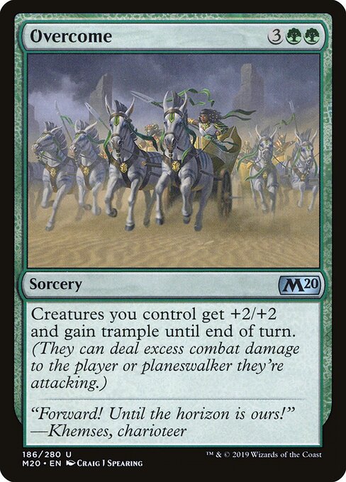 Overcome – Core 2020 (M20-186) Magic: The Gathering card