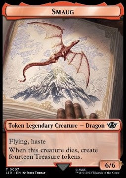 Smaug Token (Red 6/6) - The Lord of the Rings: Tales of Middle-earth: Extras (Token) [XLTR-T07] Hoofdafbeelding