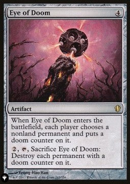 Eye of Doom - The List (Rare) [ZNL-243] Immagine principale del prodotto