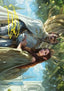 Art Series: Aragorn and Arwen, Wed (V.2) - The Lord of the Rings: Tales of Middle-earth: Extras (Tip Card) [XLTR-A33]