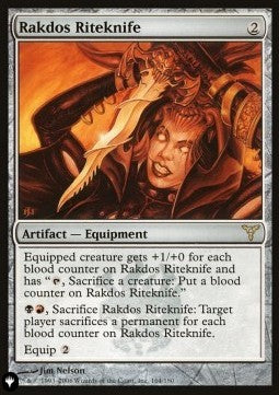 Rakdos Riteknife - The List (Rare) [ZNL-164] Imagen principal del producto