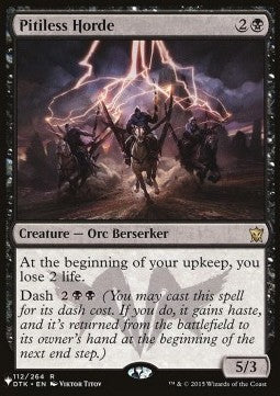 Pitiless Horde - The List (Rare) [ZNL-112] Immagine principale del prodotto