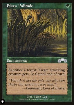 Elven Palisade - The List (Uncommon) [ZNL-109] Immagine principale del prodotto